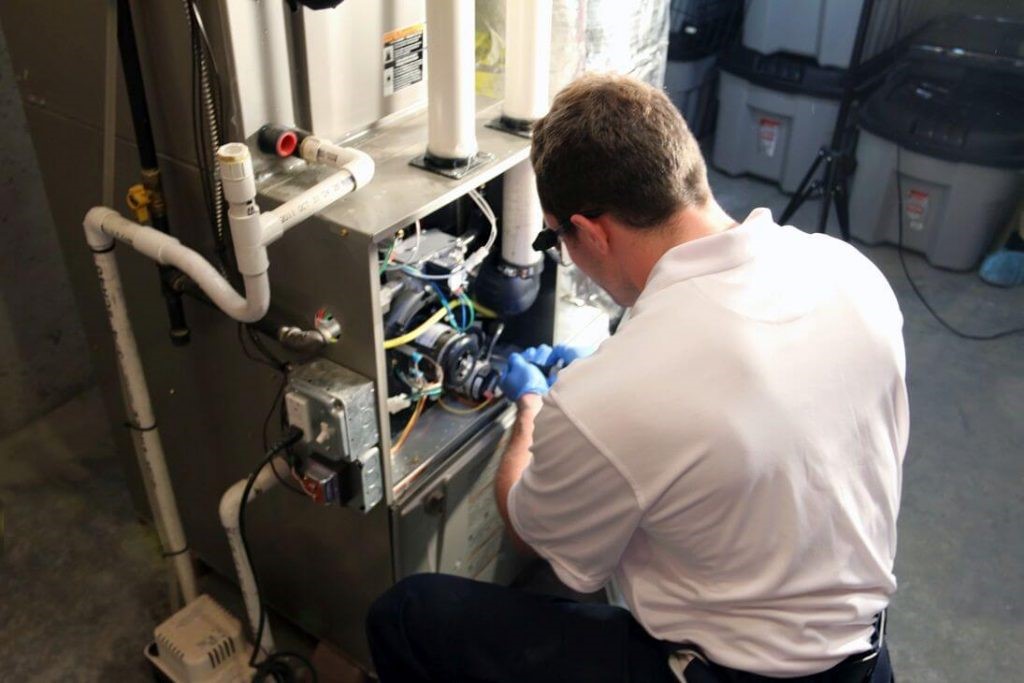 Professional for furnace maintenance